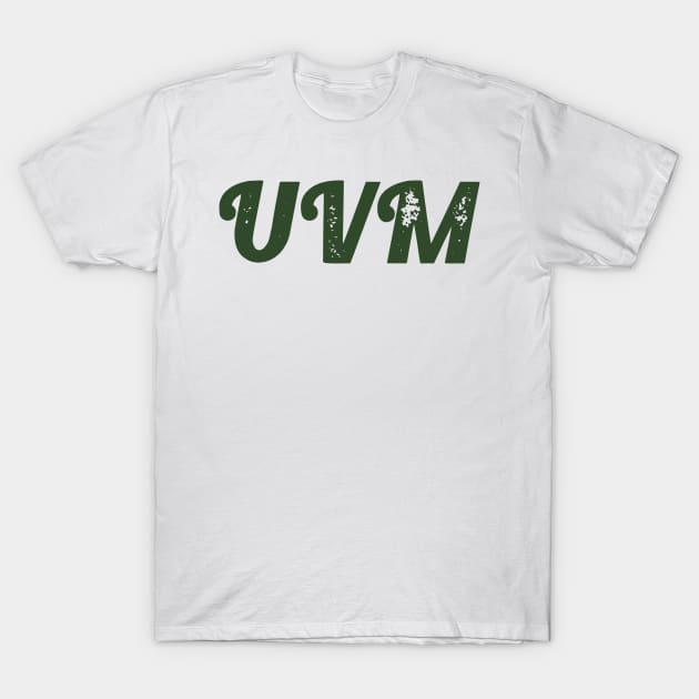 UVM Retro T-Shirt by Rosemogo